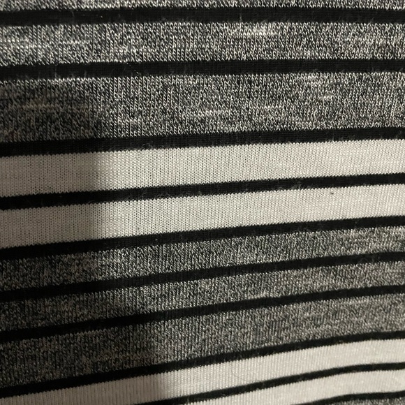 DC Jeans Stripped Sweater Cardigan Size 1X Three Quarter Sleeve - Picture 2 of 8